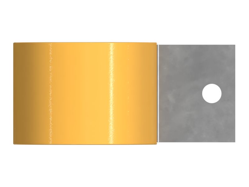 Р-образный зажим для одного шланга