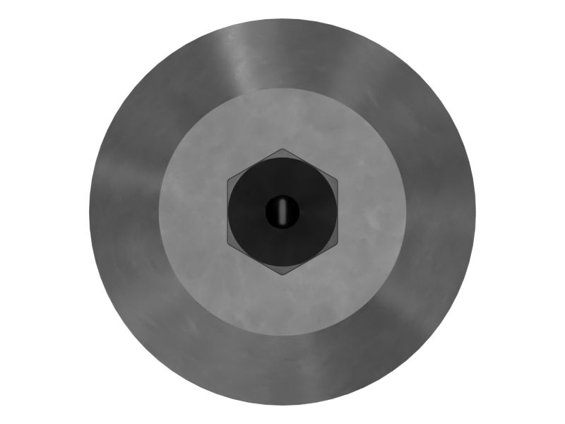 Дроссельная заглушка с сетчатым фильтром