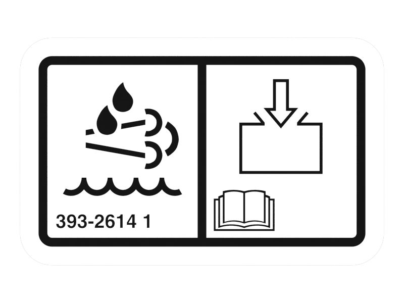 Информационная наклейка