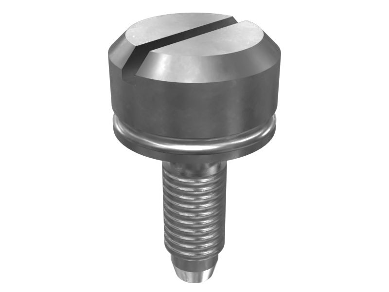 Винт с накатанной головкой, длина 33,37 мм