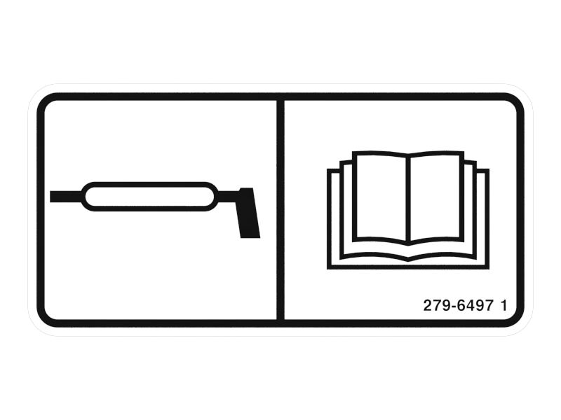 Наклейка с инструкциями