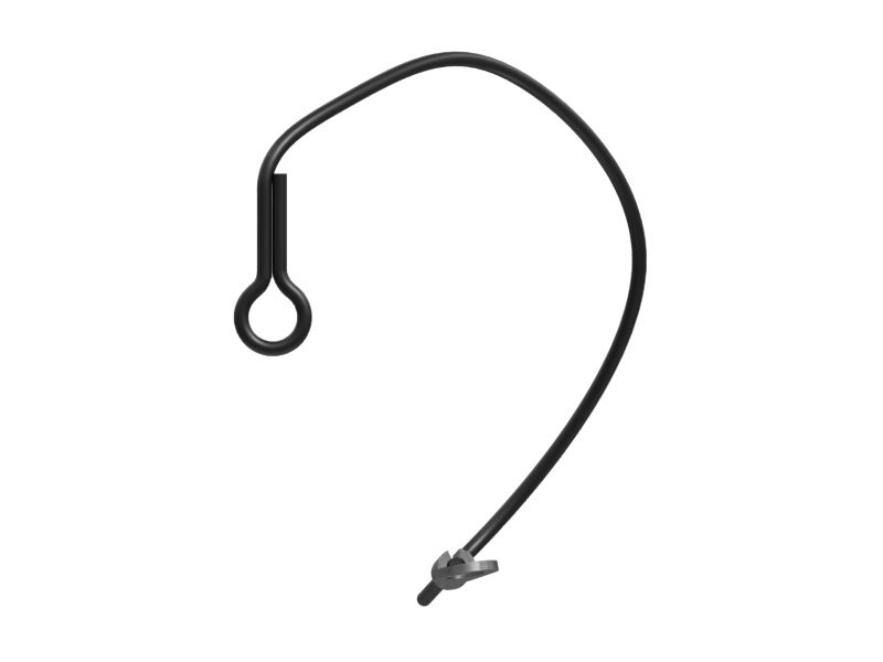 Трос стропа с кольцевым зажимом на конце