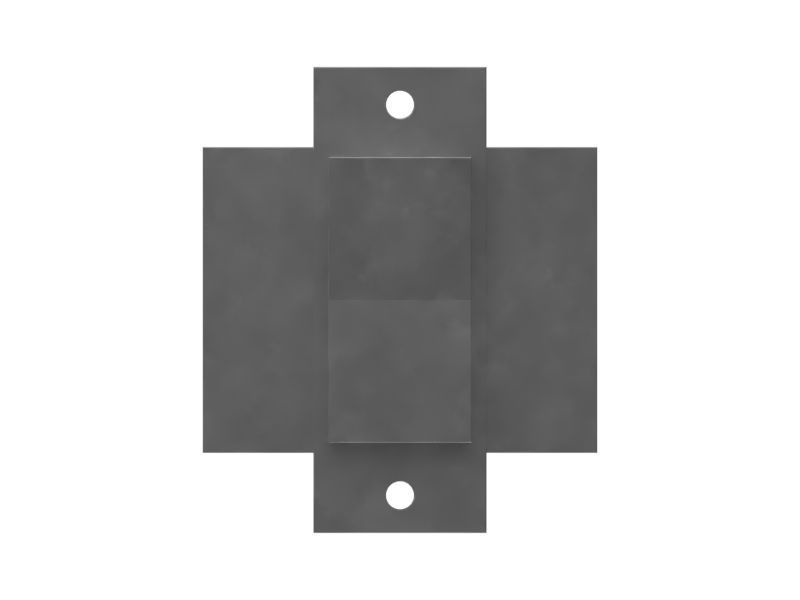 Двухполюсный кулисный переключатель освещения