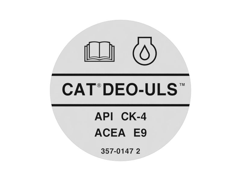 Наклейка для идентификации заполнения масляного фильтра диаметром 52 мм