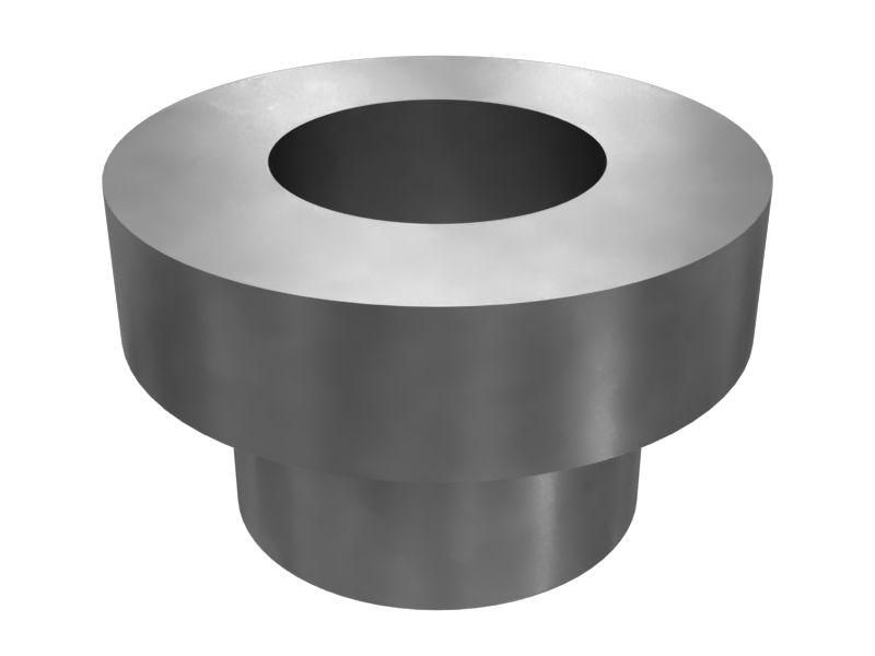 Стальная круглая фланцевая направляющая, длина 21 мм