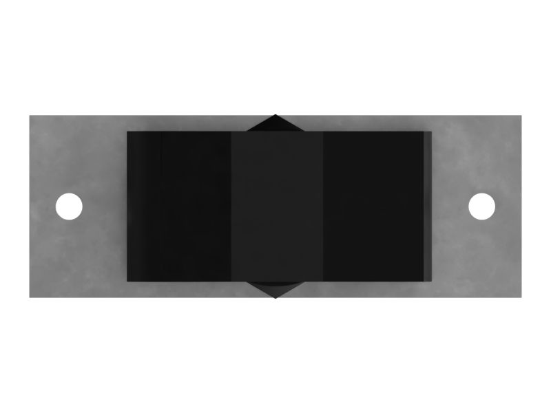 Двухполюсный кулисный переключатель освещения