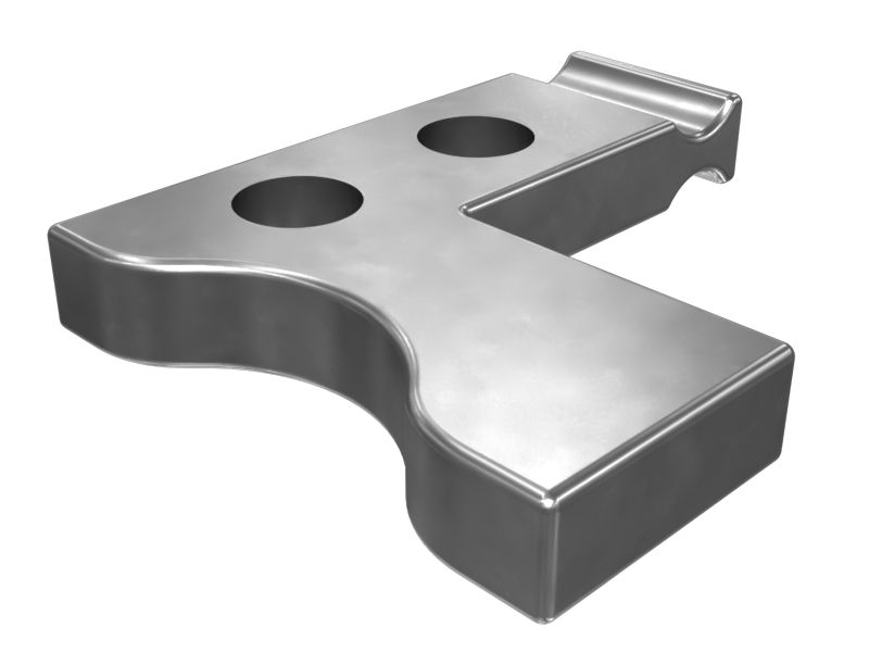 Язычок замка для защиты радиатора