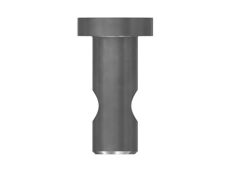 9V-0450: 45,00 mm lang gaffelbolt med krydshul