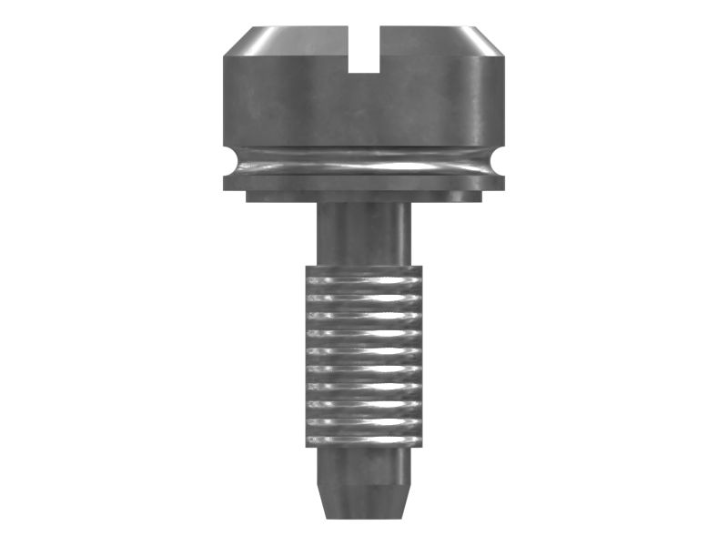 Винт с накатанной головкой, длина 33,37 мм