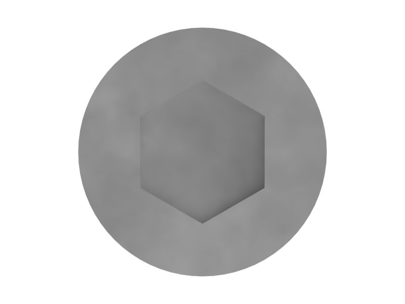 Болт с шестигранной головкой, с резьбой M10-1,5, длиной 20 мм