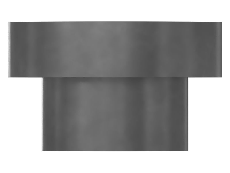 Стальная круглая фланцевая направляющая, длина 21 мм