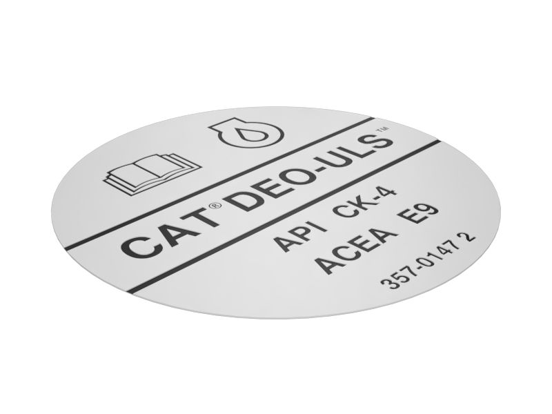 Наклейка для идентификации заполнения масляного фильтра диаметром 52 мм