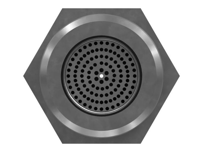 Предохранительный фитинг для разъема воздухоочистителя NPTF, 1/8".