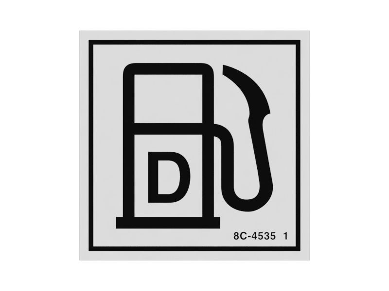 Наклейка "Топливо