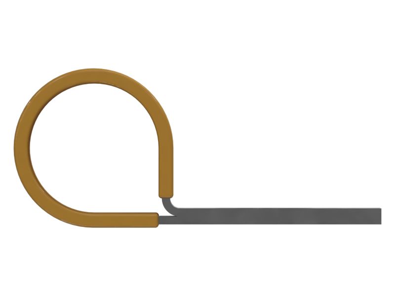 Р-образный зажим диаметром 17,46 мм