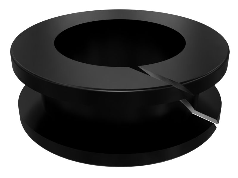 Резиновое уплотнение с разрезом