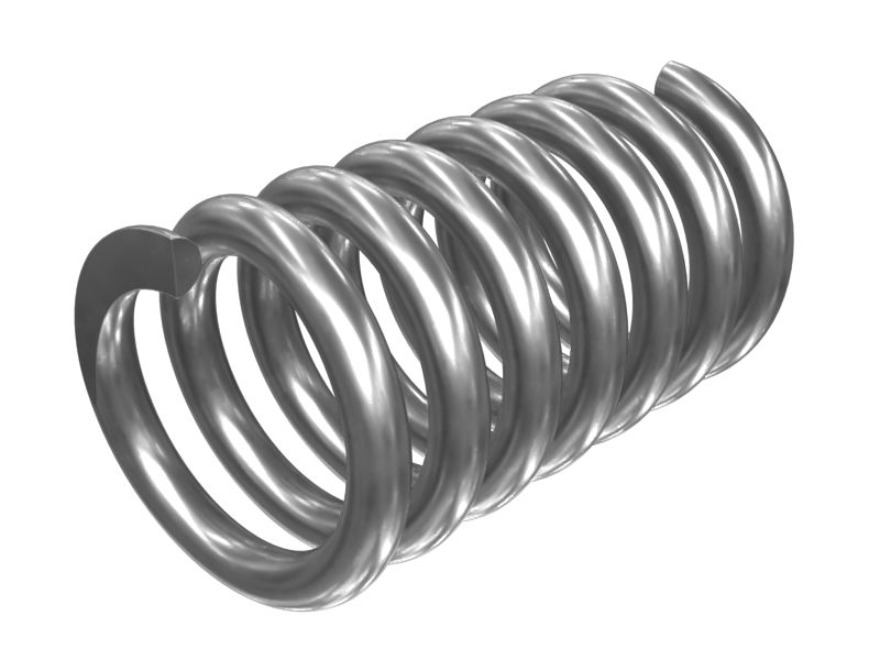 Винтовая пружина сжатия с наружным диаметром 28 мм
