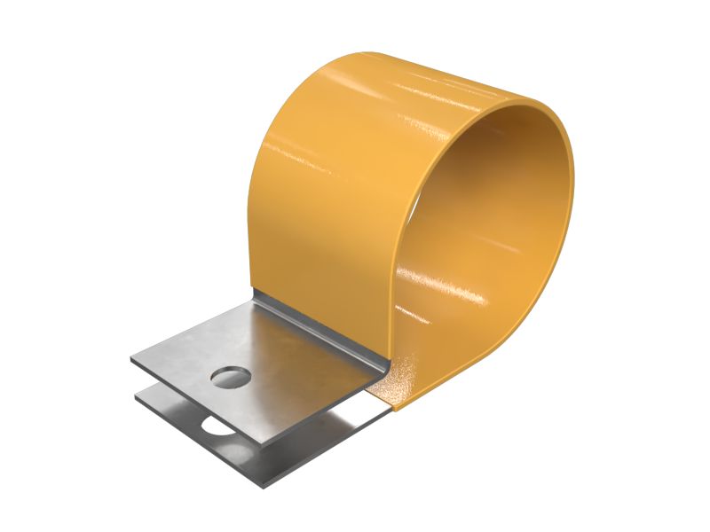 Р-образный зажим для одного шланга