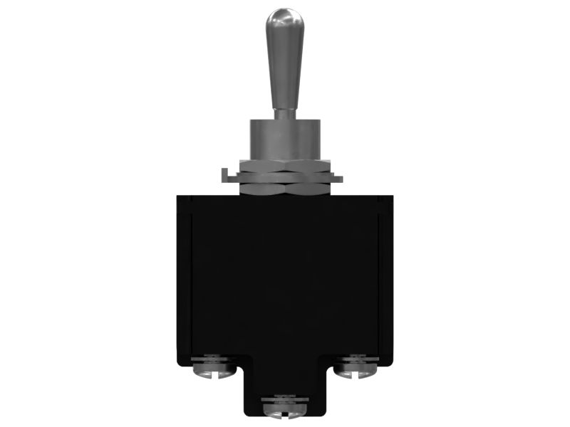 Двухполюсный трехпозиционный тумблерный переключатель на 28 В