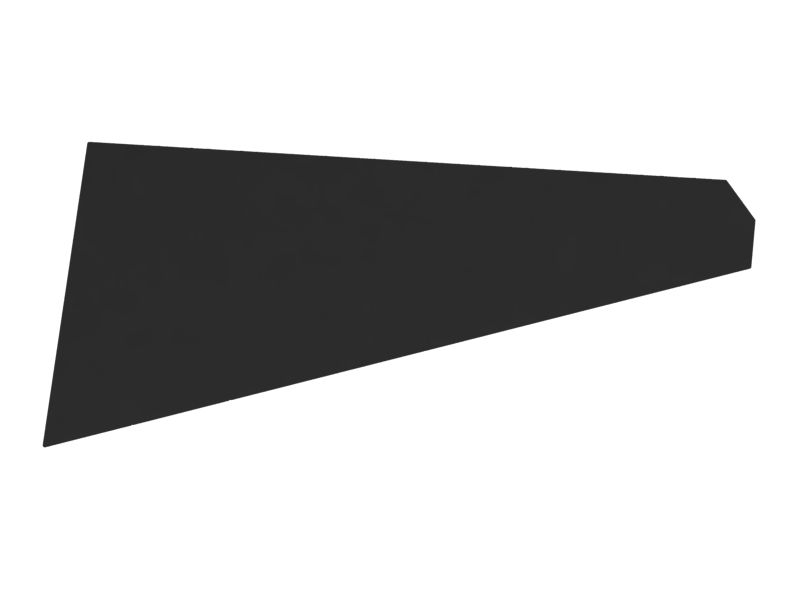 Безопасное стекло высоты 1071,80 мм