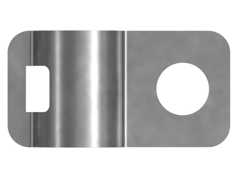 Половинный зажим