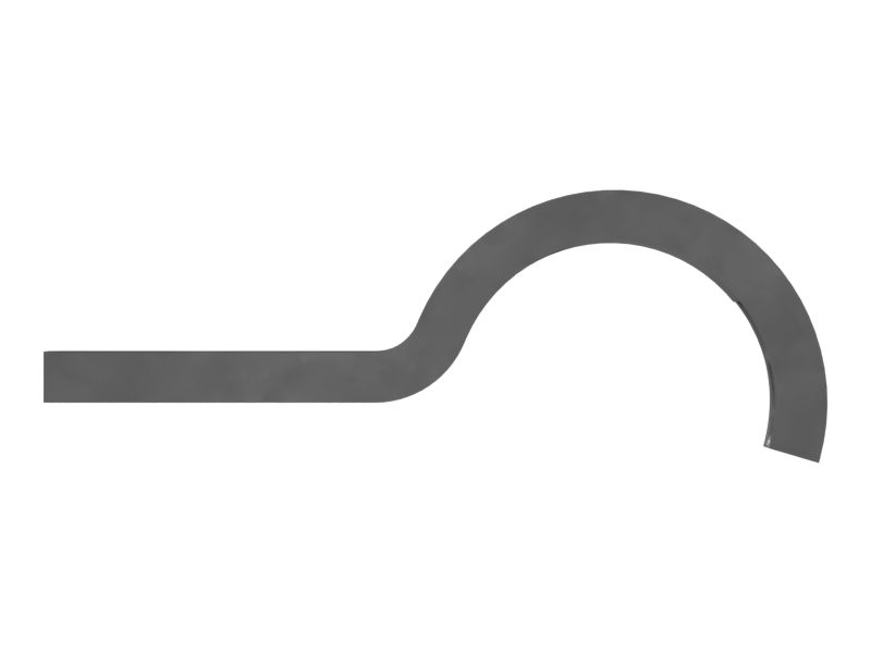 Фиксирующий полузажим, наружный диаметр трубы 31,75 мм