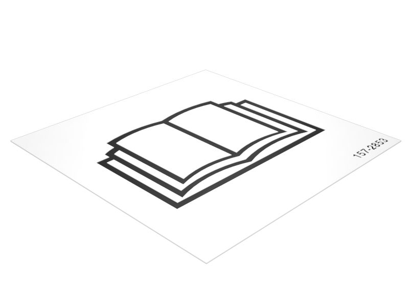 Наклейка с инструкциями