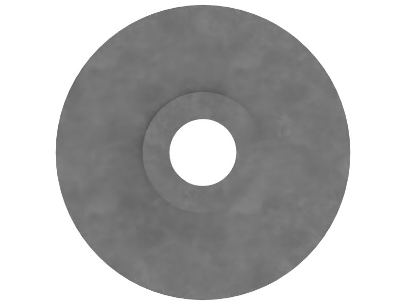 Стальной фланцевый подшипник скольжения, наружный диаметр 22 мм