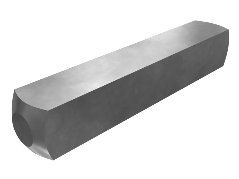 Квадратная шпонка длиной 28 мм