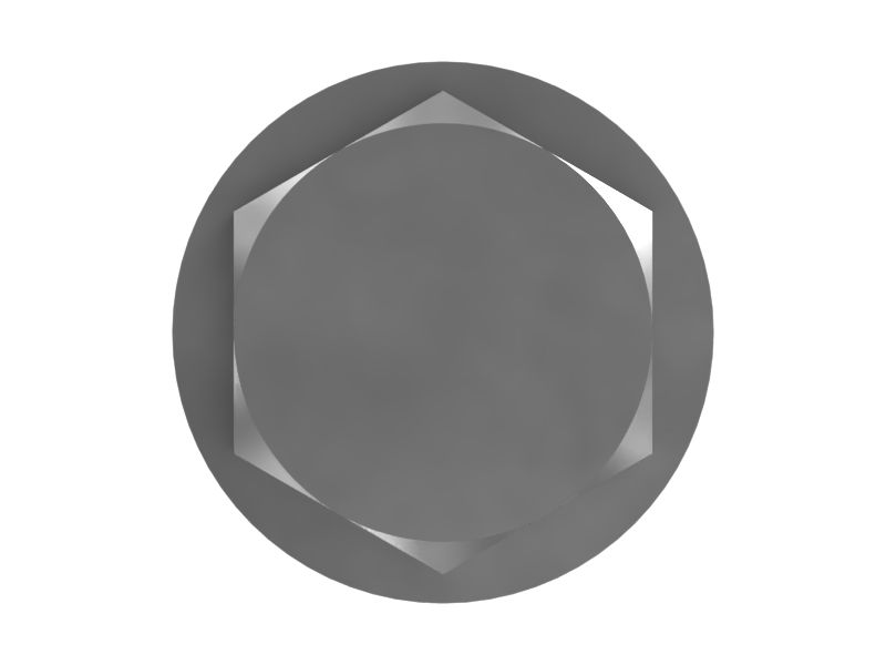 Винт с шестигранной головкой M5X0,8