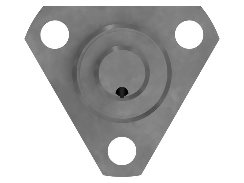 Шток оси длиной 59,50 мм