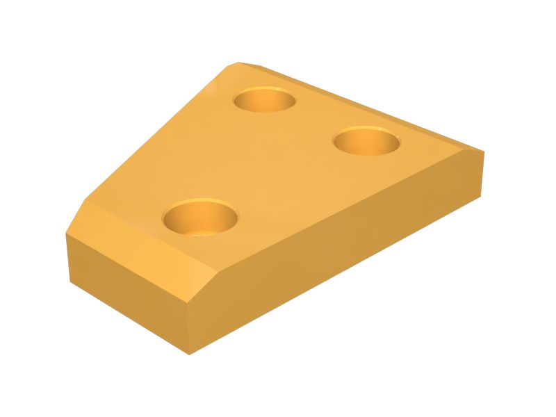 Износостойкая пластина дна ковша толщиной 75 мм