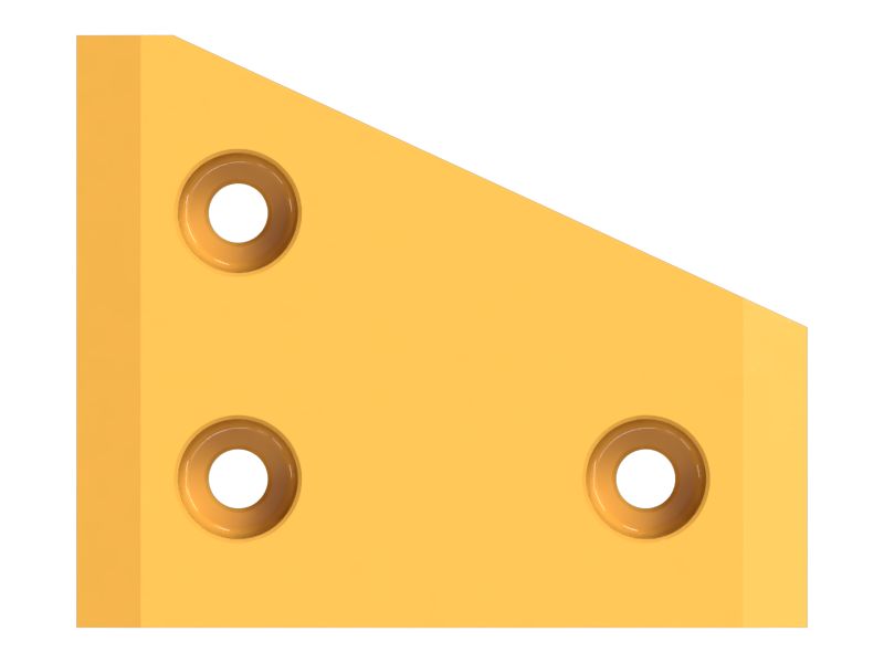 Износостойкая пластина дна ковша толщиной 75 мм