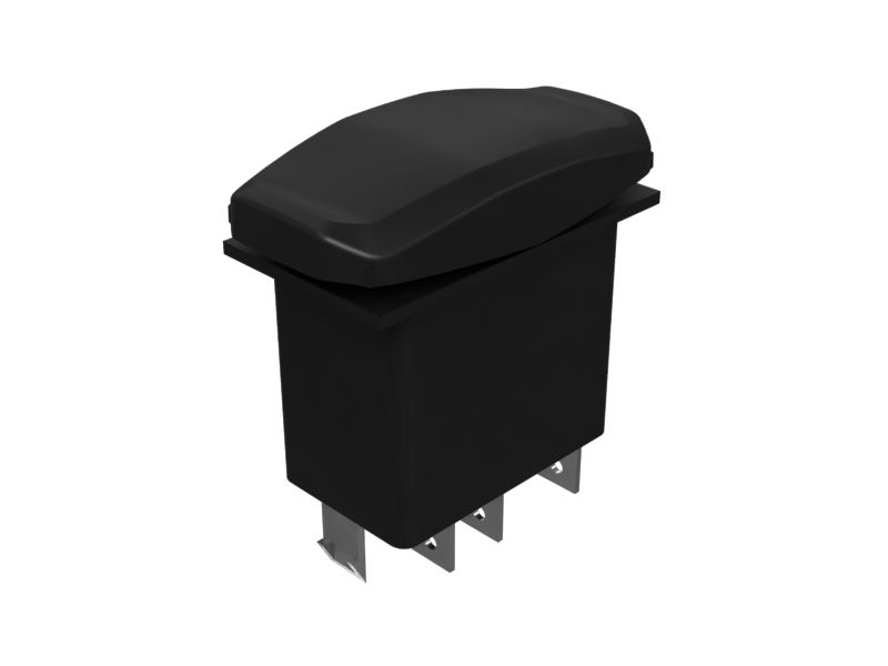 Двухполюсный кулисный переключатель освещения