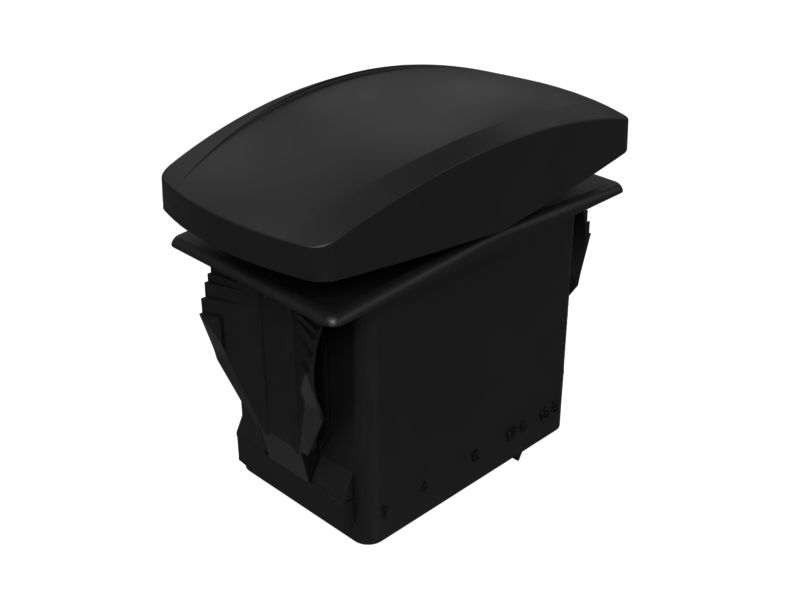 334-7785: Двухполюсный кулисный переключатель фиксатора капота