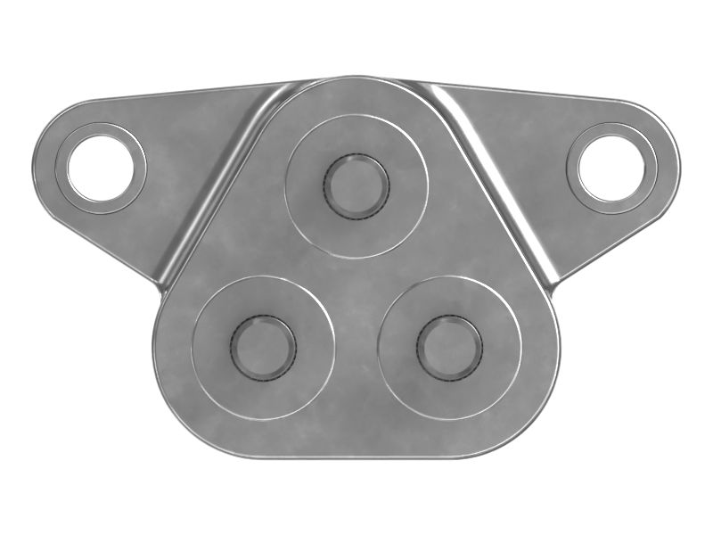 Пластмассовый распределительный блок на 400 А