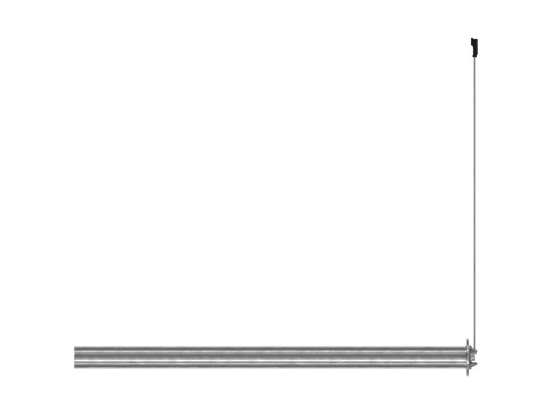 Датчик уровня топлива, установленный на горизонтальной поверхности