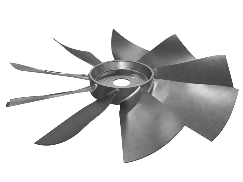 354-6444: Крестовина вентилятора с внутренним диаметром 76,3 мм (9 лопастей)