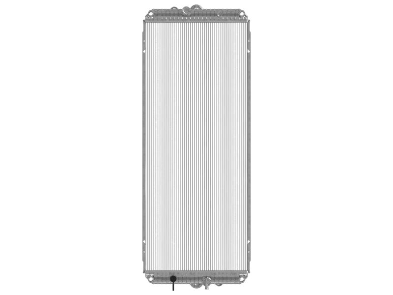 Сердцевина радиатора длиной 1374,3 мм (от охлаждающей жидкости к воздуху)