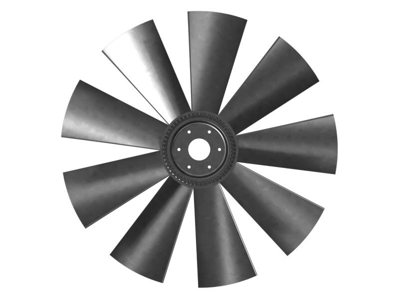 Крестовина нагнетательного вентилятора с 9 лопастями