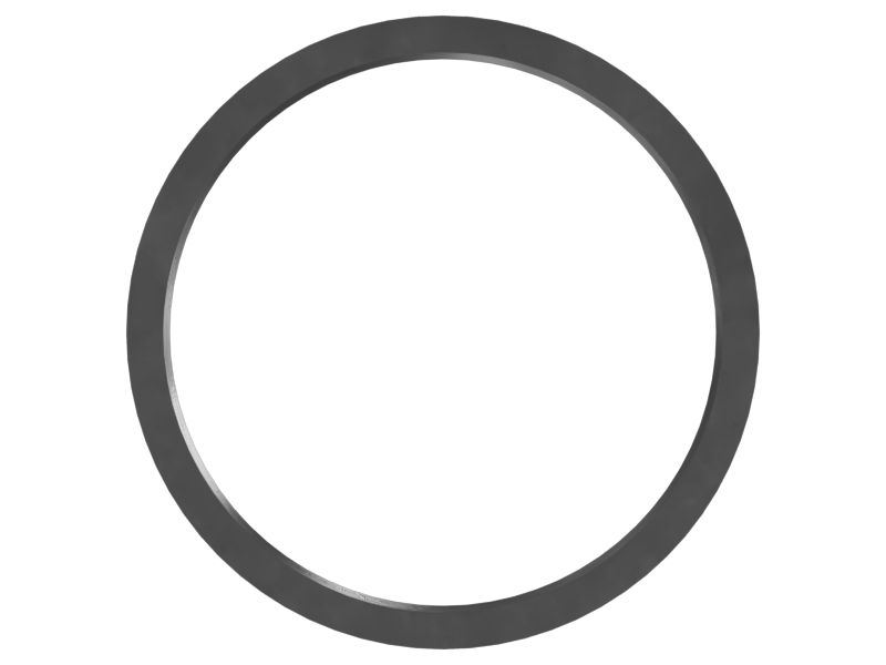 Черный шланг радиатора с внутренним диаметром 76,2 мм