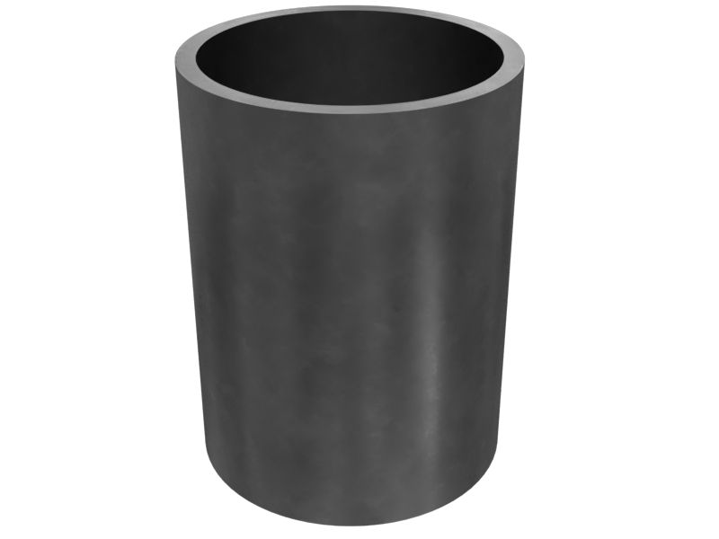 Черный шланг радиатора с внутренним диаметром 76,2 мм