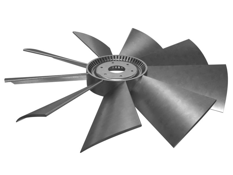 Крестовина нагнетательного вентилятора с 9 лопастями