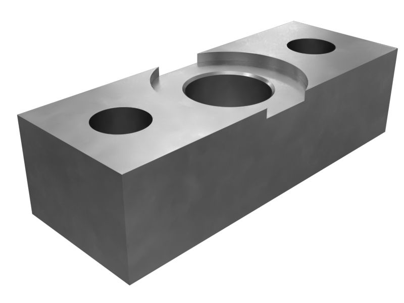 Стальной блок водопровода и патрубка в сборе