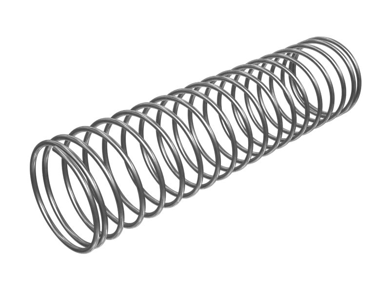 Пружина сжатия со свободной длиной 32 мм