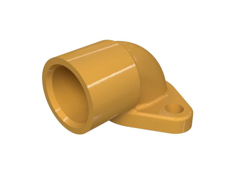 1W-7214: Codo de drenaje del turbocompresor de 31,75 mm de diámetro interno