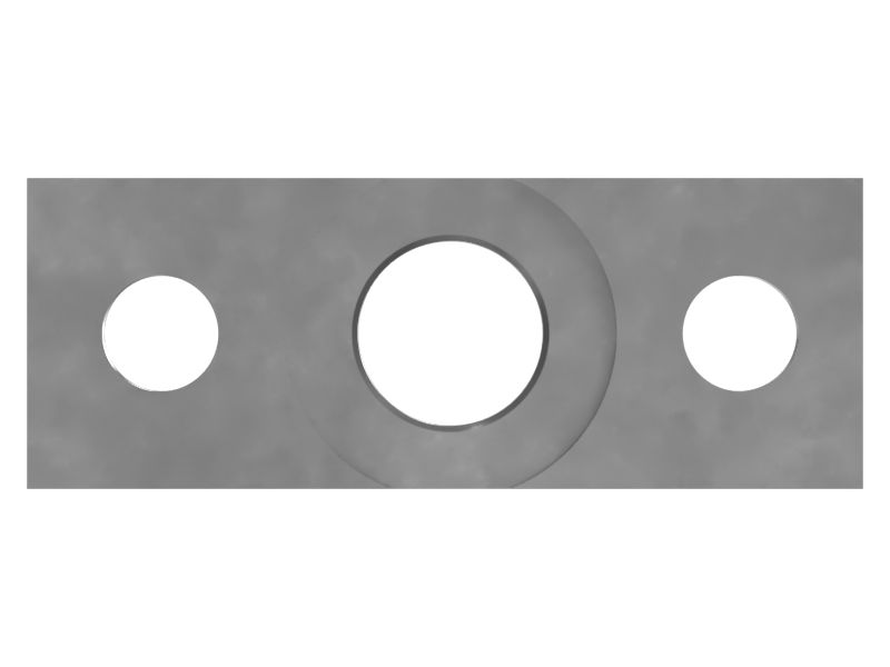 Стальной блок водопровода и патрубка в сборе