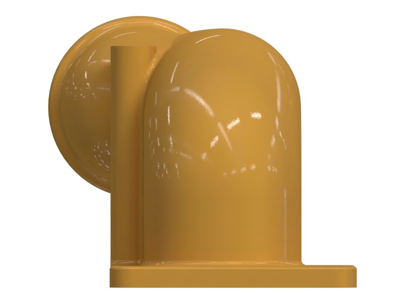 Коленчатый патрубок маслоналивной горловины, внутренний диаметр 63 мм