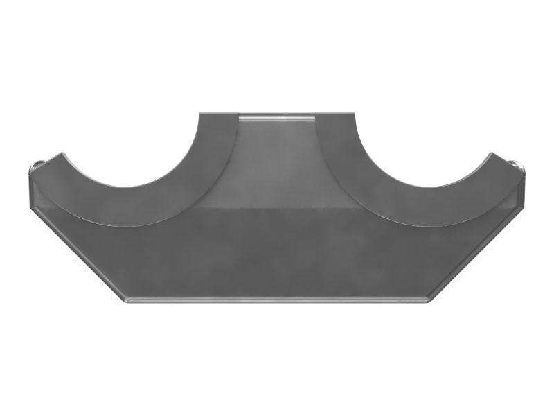 Монтажный полухомут топливопровода