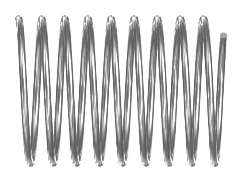 Перепускная пружина сжатия